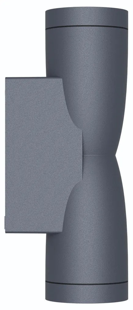 Applique Conica a Clessidra Bidirezionale IP65 GU10 - Grigia