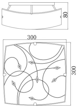 Globo 40393-2 - Plafoniera 2xE27/60W