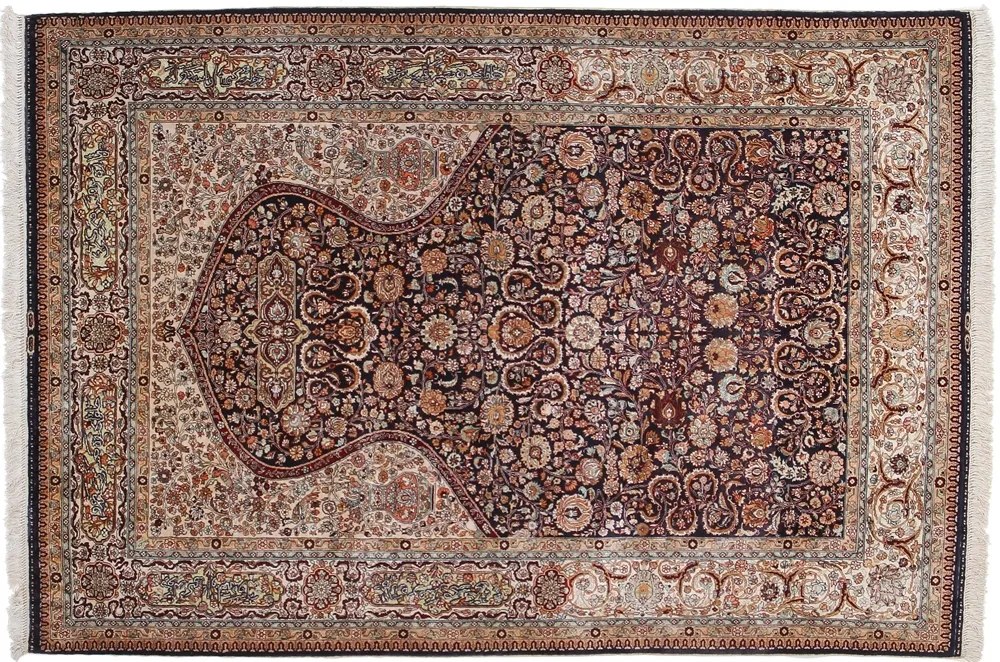 Kaiseri Tappeto orientale 110x160 Rosa (Tacchino) Annodato A Mano
