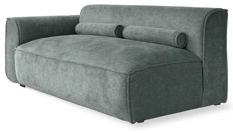 Divano componibile verde (con penisola a sinistra) Flex Felix – Miuform