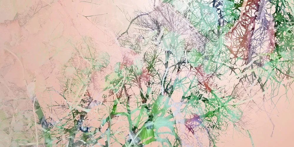 Quadro su tela – Rami astratti dell'albero