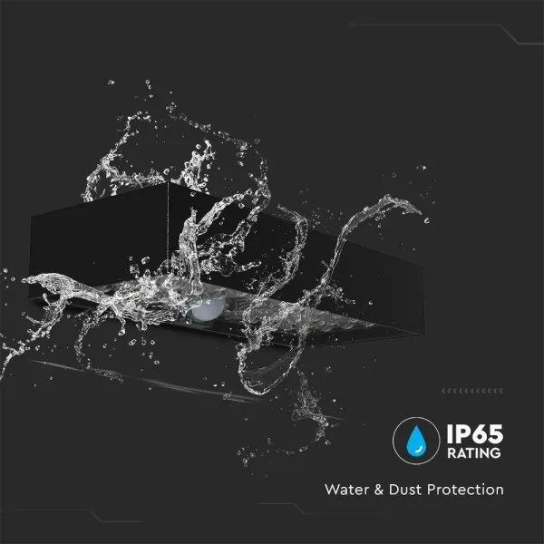 Applique a LED solare con sensore LED/6W/3,7V IP65 4000K 3000 mAh nero