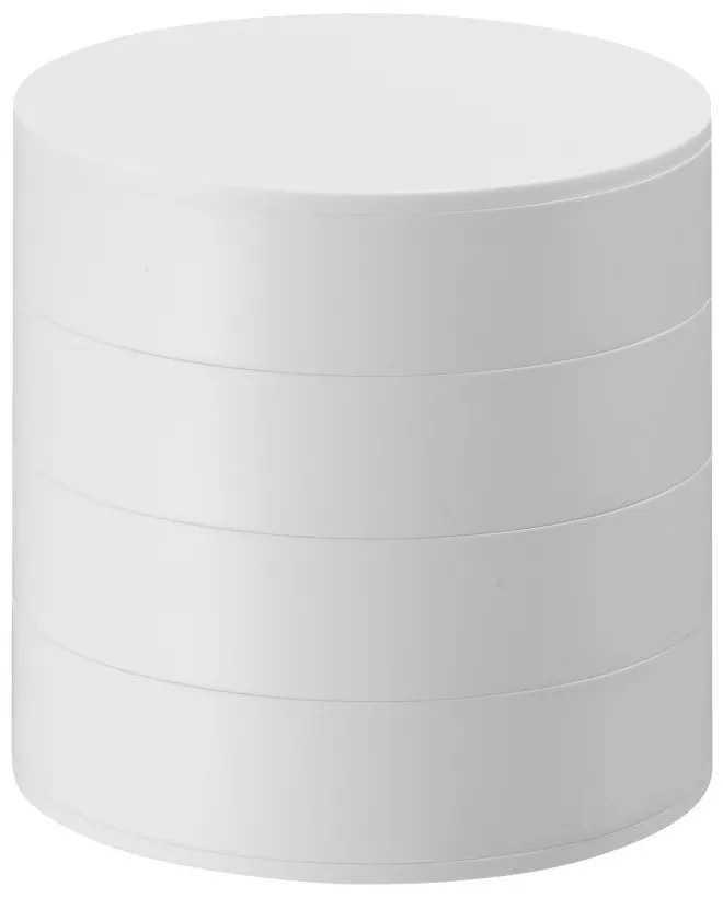 Portagioie a castello bianco , ⌀ 10 cm Tower - YAMAZAKI