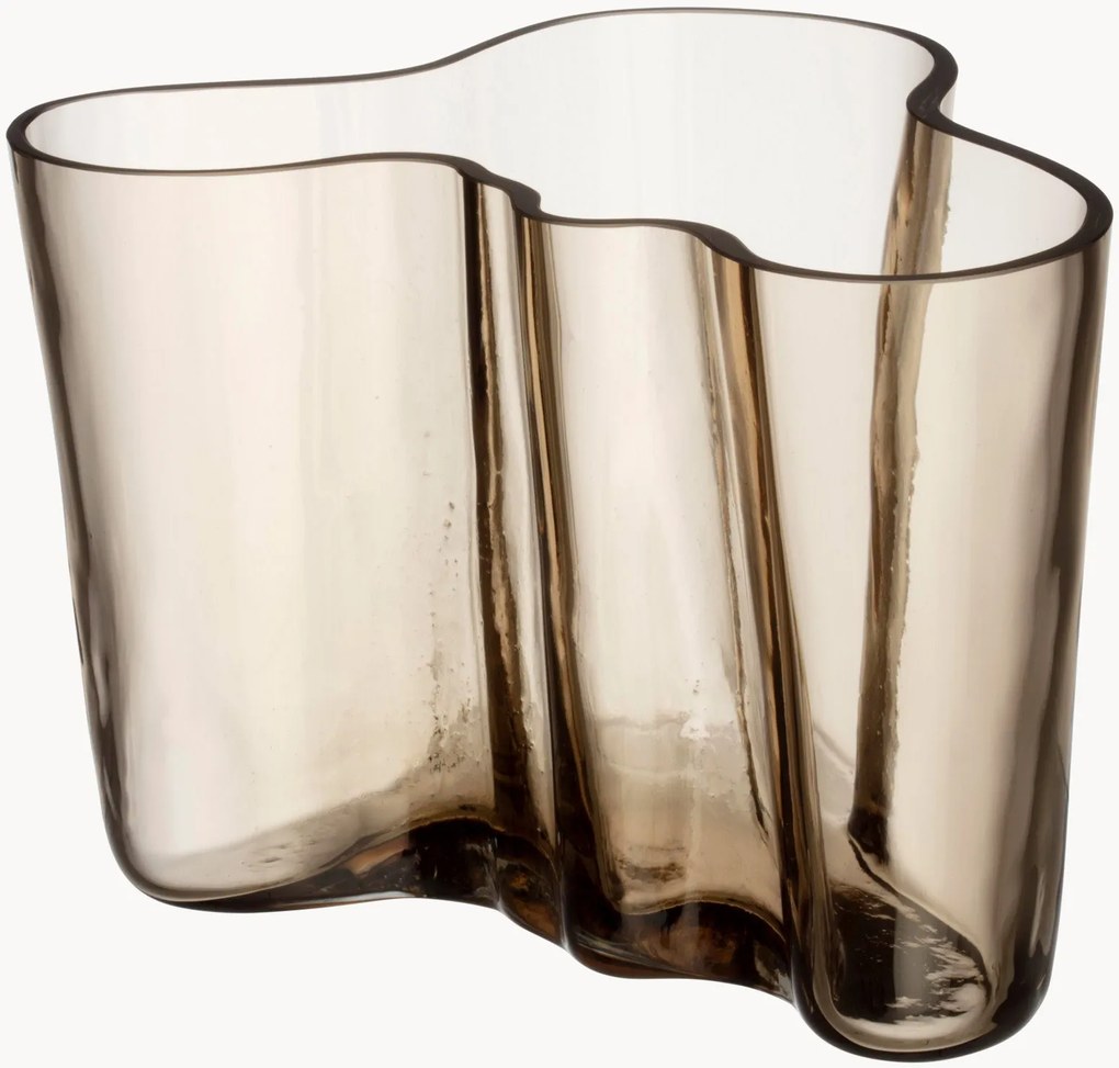 Vaso in vetro soffiato Aalto, alt. 14 cm