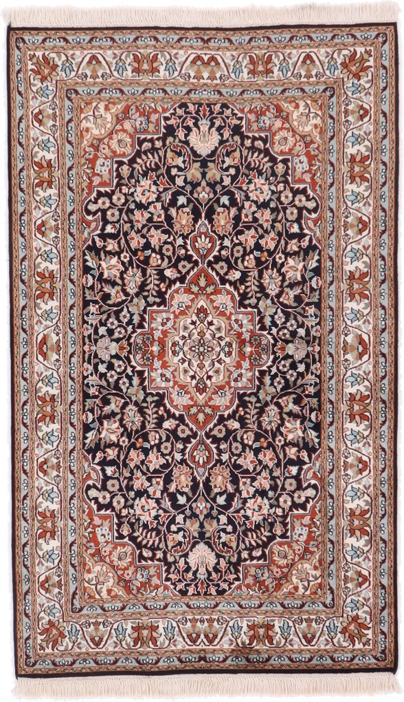 Cashmere Silk Tappeto orientale 90x150 (Indian) Annodato A Mano