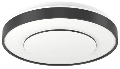 Eglo 300688 - LED RGBW Plafoniera dimmerabile MONTERIGGIONI-Z LED/18,5W/230V nero + telecomando