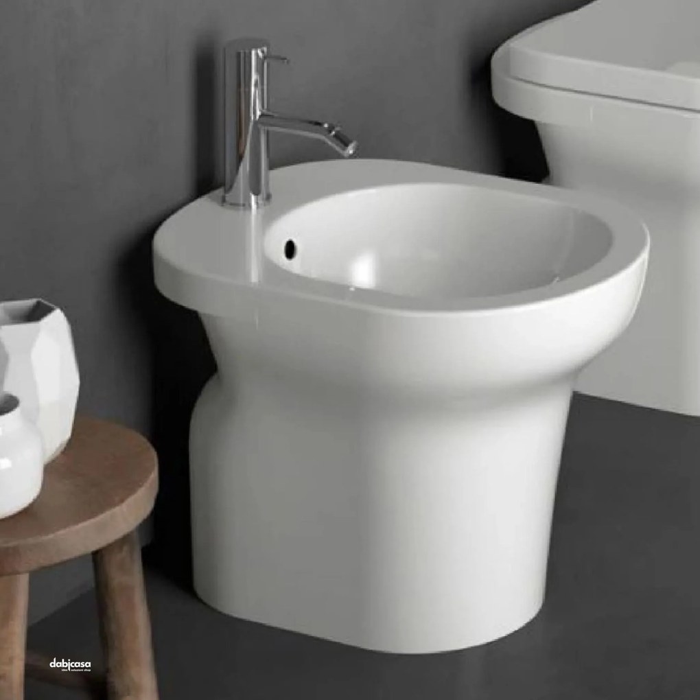 Ceramica Cielo "Jo" Bidet Da Terra Distante Dalla Parete Bianco Lucido