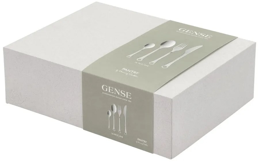 Posate argentate in acciaio inox 16 pz Pantry – Gense