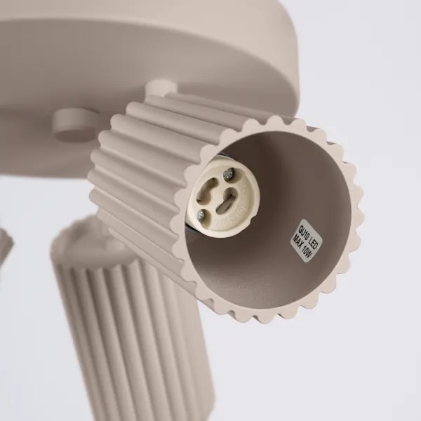 Brilagi - Faretto LED CRESTO 3xGU10/10W/230V taupe