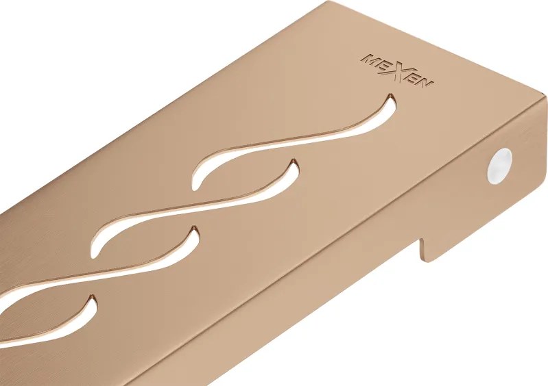 Mexen Flat M18 copertura per scarico lineare 100 cm, rame spazzolato - 1C23100