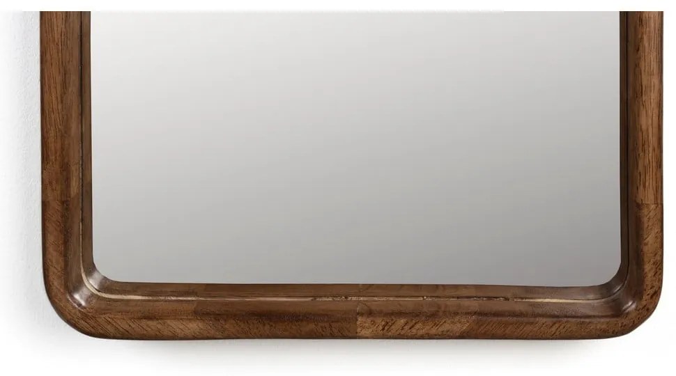 Specchio da parete con cornice in legno 34x120 cm Nyko - White Label