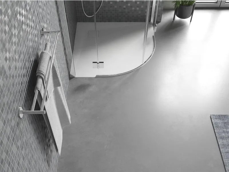 Mexen Bert piatto doccia semicircolare SMC 80 x 80 cm, bianco - 4KR108080