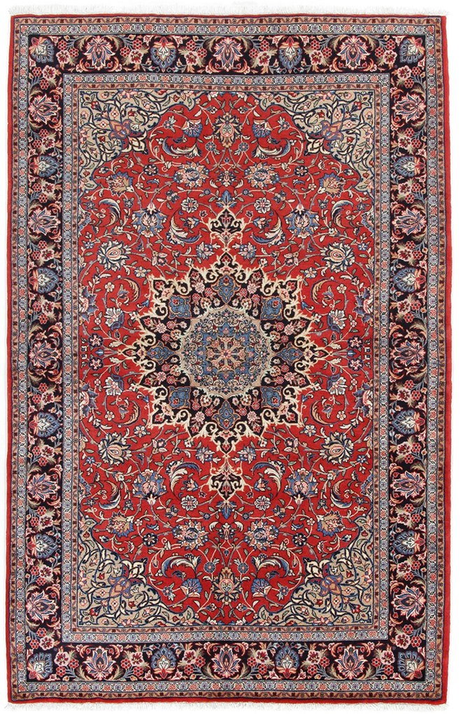 Sarouk Tappeto 210 x 130 (Iran) Annodato A Mano