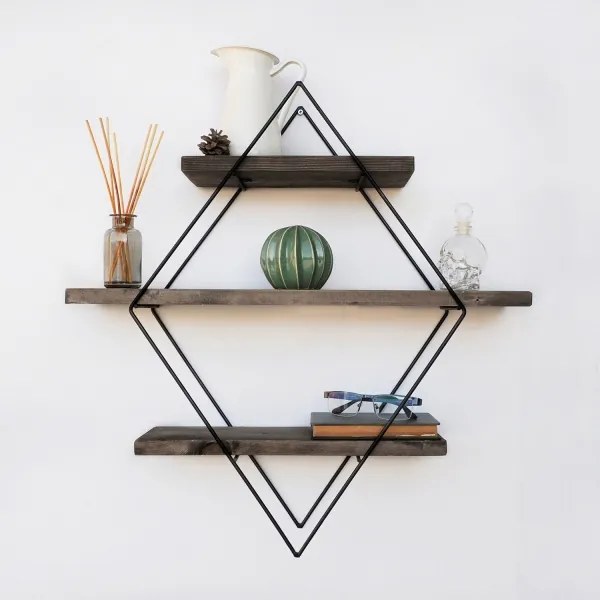 Mensola da parete 60x60 cm abete