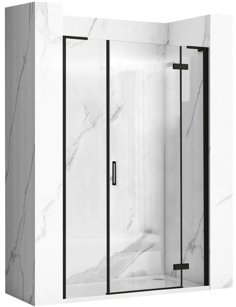 Porta doccia Rea Hugo 130 Black