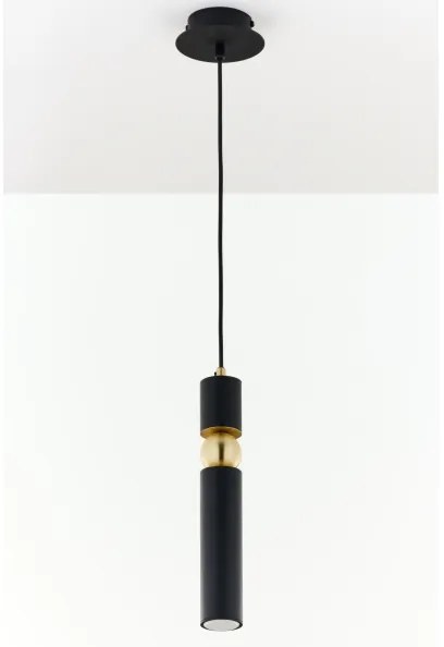 Jupiter 2003 - Lampadario a sospensione con filo ALAS 1xGU10/10W/230V nero/oro