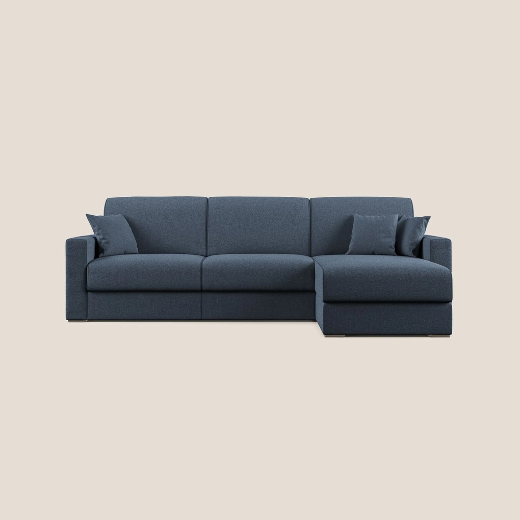 Best Divano letto angolare con penisola in tessuto smacchiabile QuickClean T08