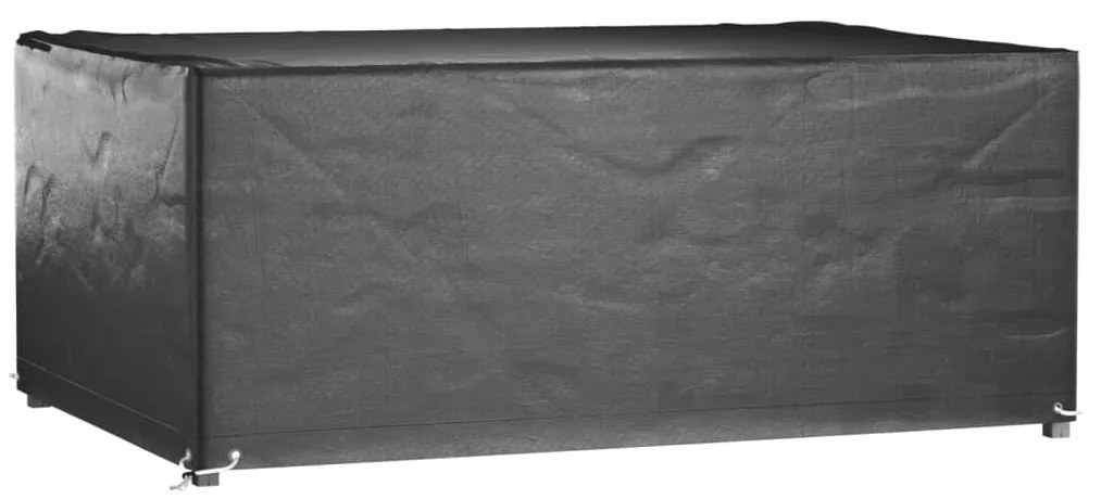 Copri mobili giardino 2pz 8 occhielli 180x122x75cm rettangolare