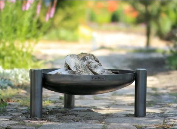 Braciere Da Giardino A Legna Artigianale In Acciaio Design Palma 80 Cm Cook King