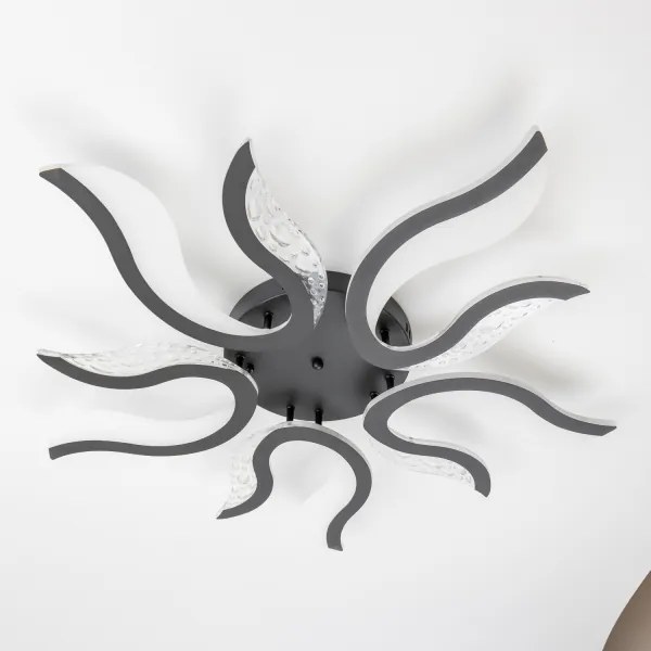 Brilagi - Lampadario a plafone LED dimmerabile TWIST LED/65W/230V 3000-6500K nero + +TC