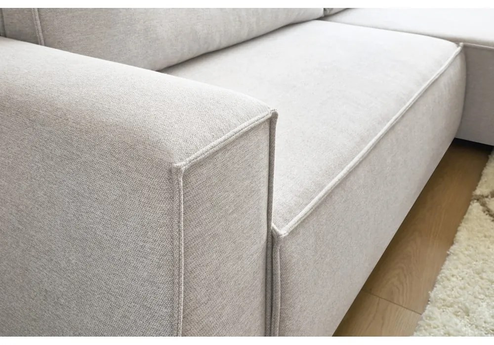 Divano letto angolare beige (variabile) Nihad structural - Bobochic Paris