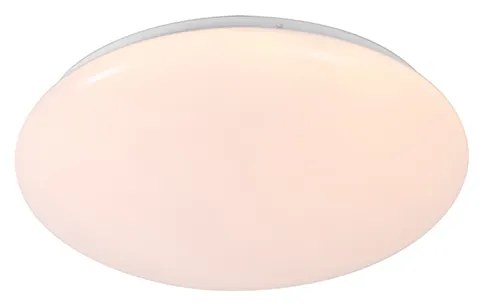 Plafoniera bianca 33 cm con LED e dimmer con telecomando - Iene