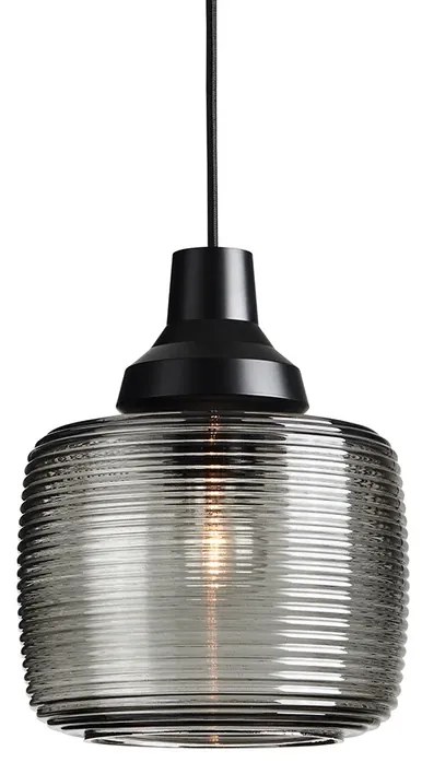 New Wave Stripe Lampada A Sospensione Fumé - Design By Us