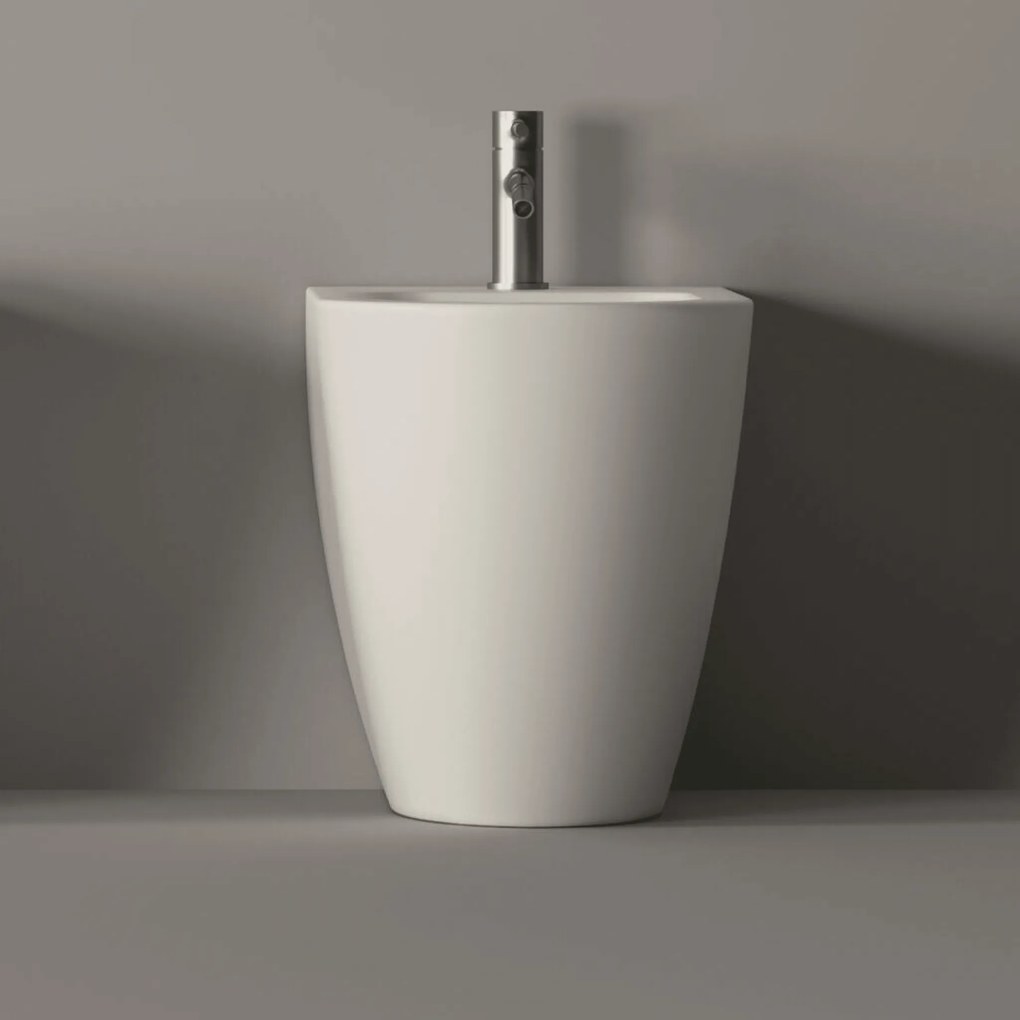 Bidet a Terra Alice Ceramica Bianco Lucido "Form"