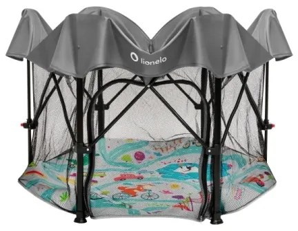 Lionelo - Recinto da gioco ROEL PLUS Grigio Multicolore