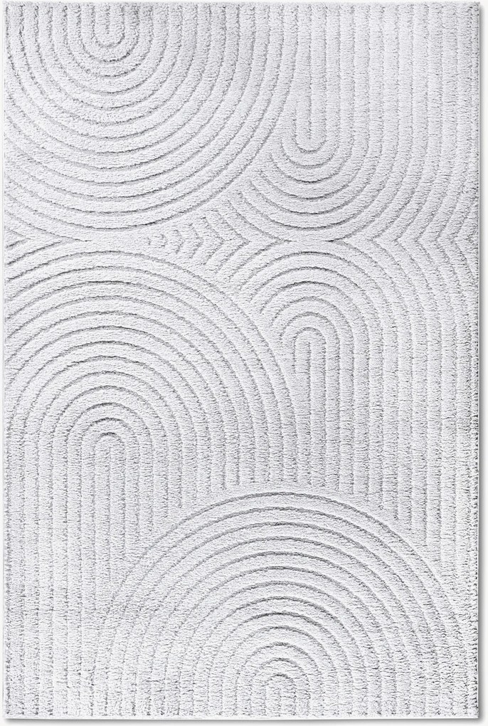 Tappeto con motivo in rilievo New York Panglao