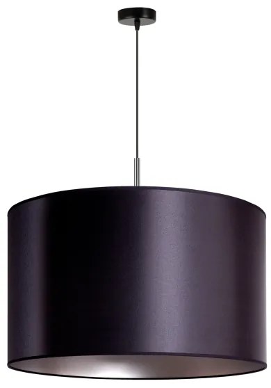 Duolla - Lampadario a sospensione con filo CANNES 1xE27/15W/230V diametro 50 cm nero/argento