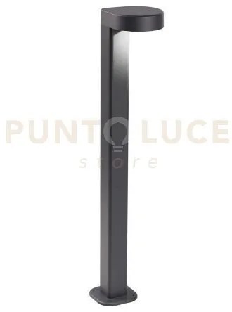 Ges932- paletto led 4000k 776lm 13w grigio antracite 80cm