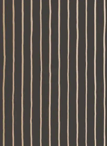 Streifentapete College Stripe von Cole & Son - Charcoal