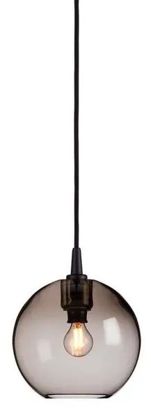 Gloria Lampada a Sospensione Ø190 Black/Smoked - Belid