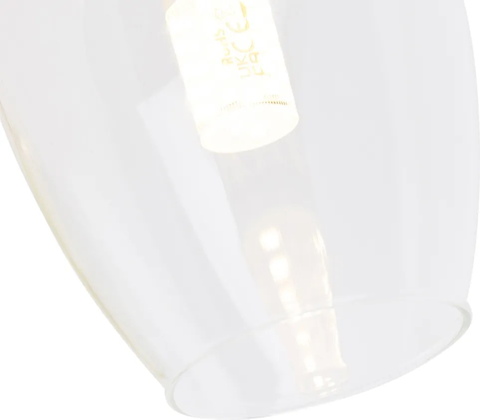 Lampada da parete intelligente oro con vetro incl. Wifi G9 - Elien