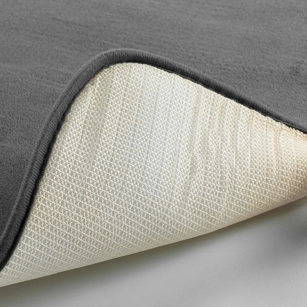 Tappeto bagno antracite 45x75 cm Vitamine - douceur d'intérieur