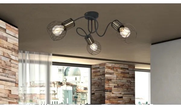 Globo 54013-3 - Lampadario a plafone ARGUSTO 3xE27/40W/230V