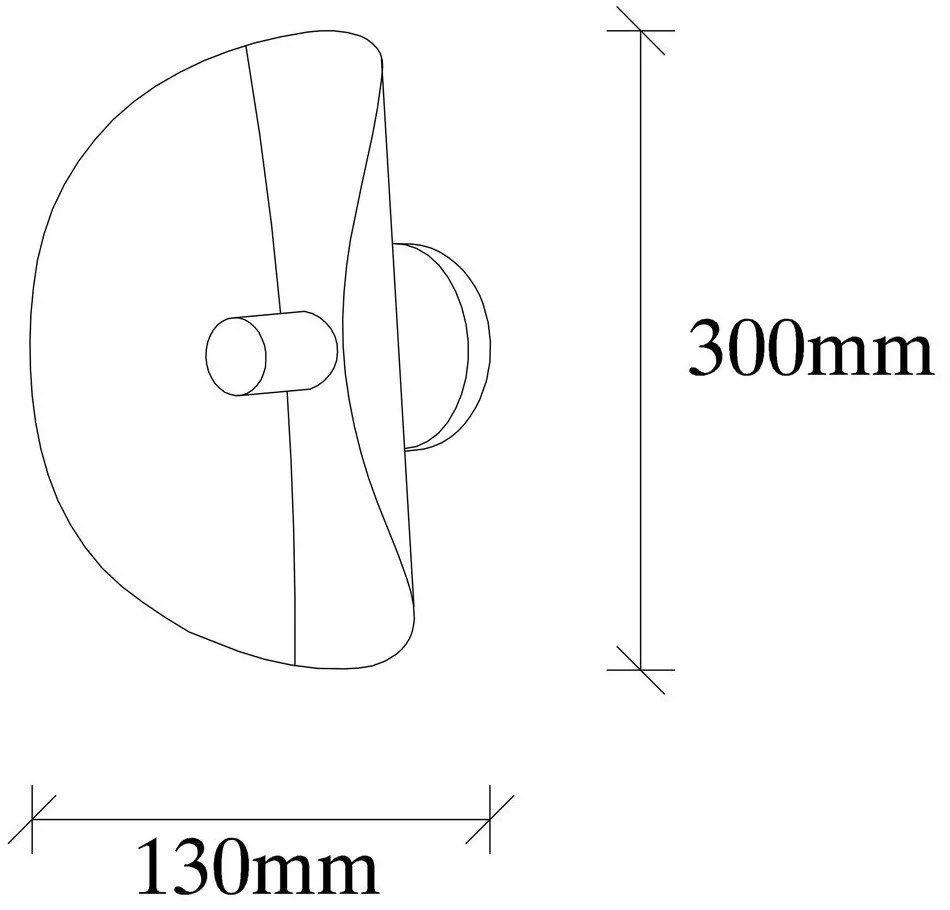 Lampada da parete nera/dorata Sivani – Opviq lights