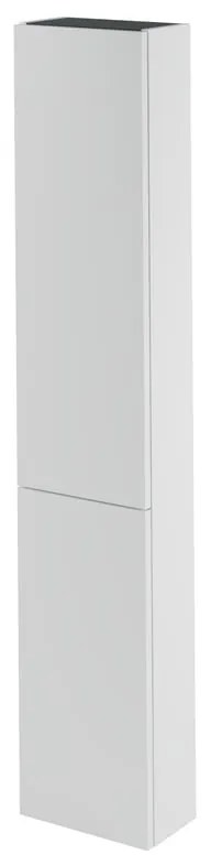Colonna per mobile bagno Neo SENSEA 2 ante P 17 x L 30 x H 154 cm bianco laccato mdf