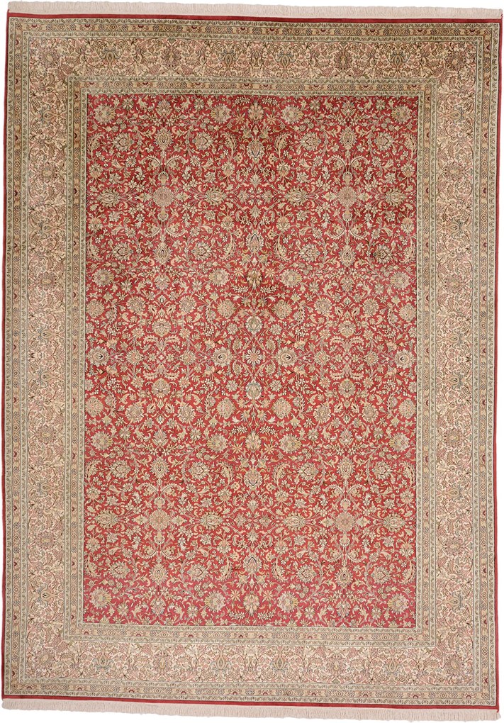 Cashmere Silk Tappeto orientale 310 x 220 (Indian) Annodato A Mano