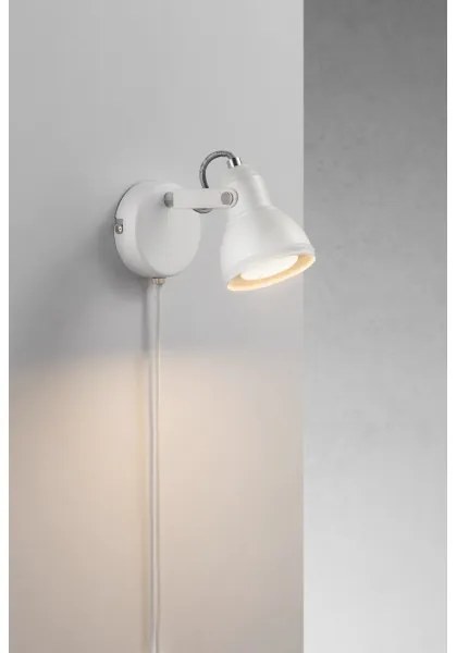 Nordlux - Faretto da parete ASLAK 1xGU10/35W/230V bianco