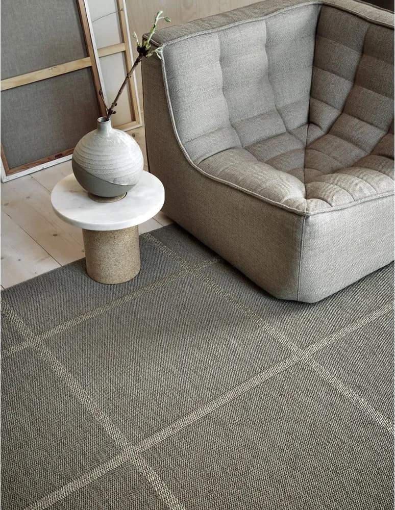 Passatoia da interno/esterno beige 70x150 cm Ada Dark Linen – Pappelina