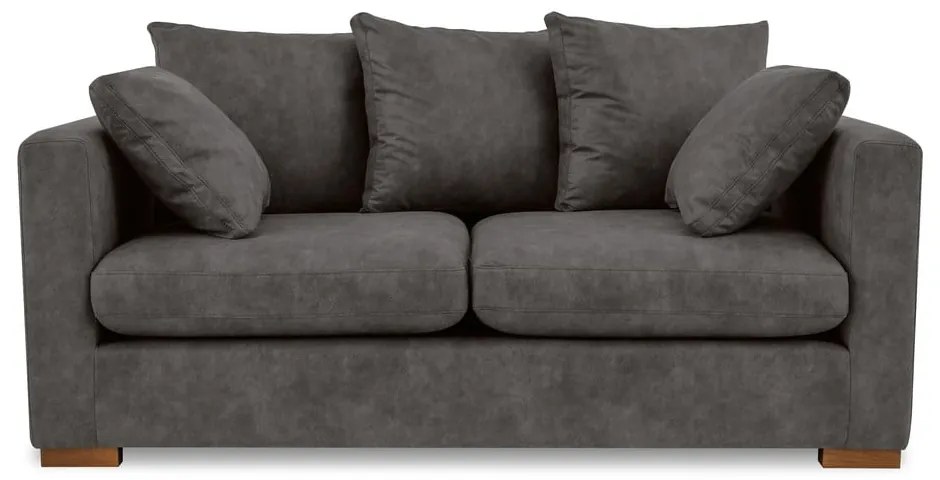 Divano in similpelle antracite 175 cm Hamburg - Scandic