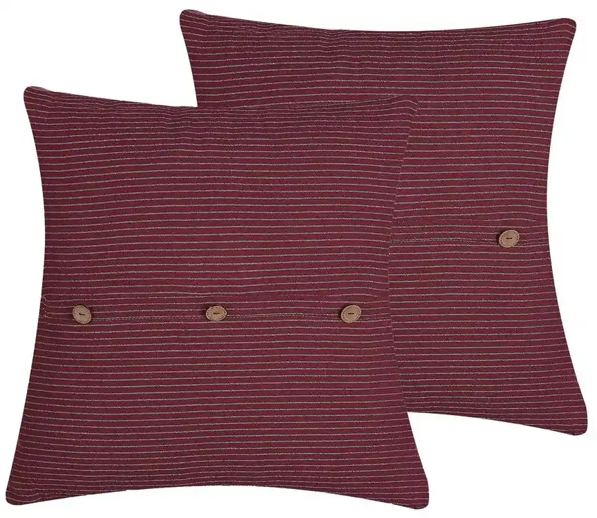 Set di 2 cuscini cotone multicolore 45 x 45 cm SPRUCE 
