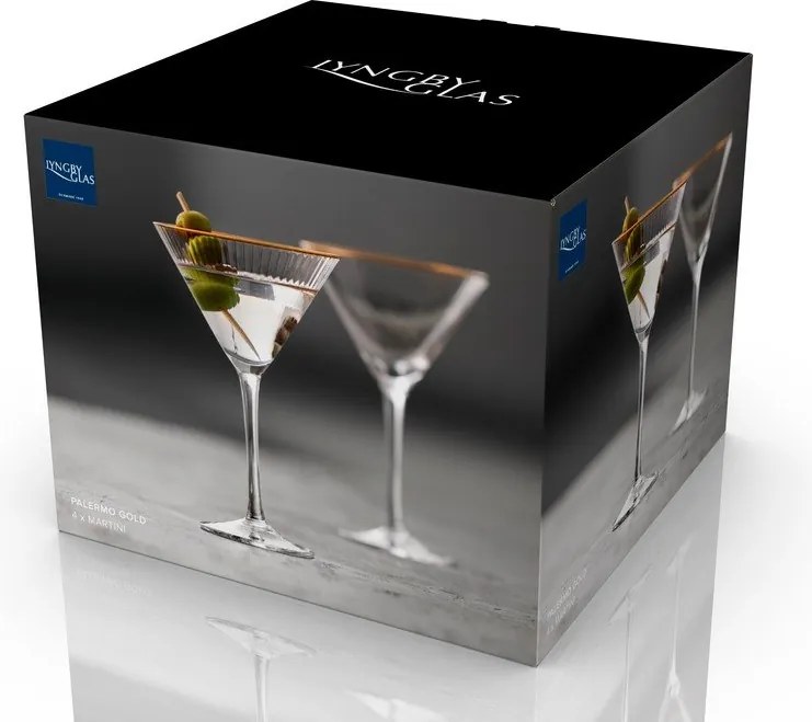 Set di bicchieri da cocktail 4 pz 250 ml Palermo – Lyngby Glas
