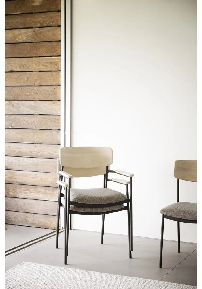 Sedie da pranzo in colore beige-naturale in set da 2 Maymont - Rowico