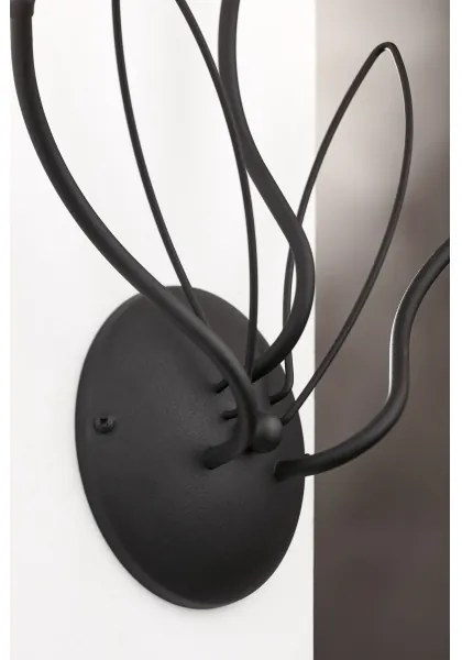 Jupiter 2059 - Lampada da parete GLORIOSA 3xG9/14W/230V nera