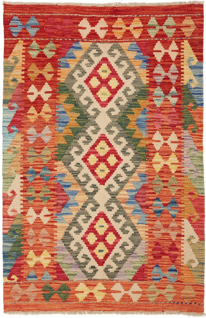 Kilim Tappeto 130 x 80 (Pakistan) Tessuto A Mano