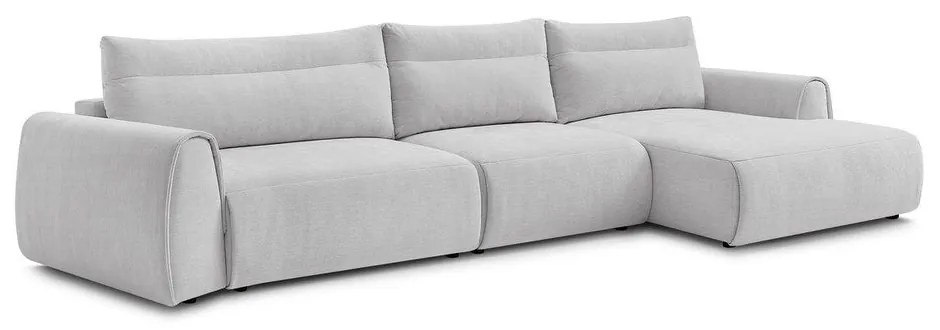 Divano angolare in grigio chiaro Aden – Bobochic Paris