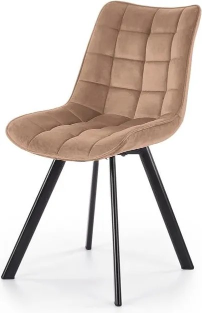 Sedia K332 velluto beige